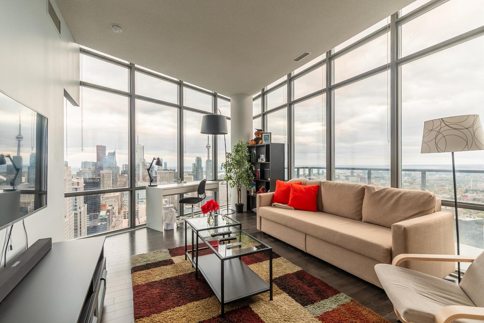 Great View High Rise In Central 토론토 외부 사진